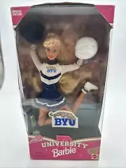 Barbie Doll BYU University Barbie Special Ed. #19152 Brigham Young Box Damage