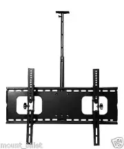 Black 32 to 60" Plasma/LCD TV Ceiling Mount Bracket