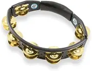 Latin Percussion LP LP170 Tambourine Cyclop Hand Model Black Brass Clamps Double Row