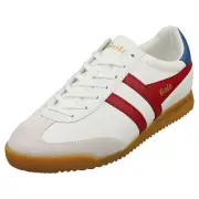 Gola Torpedo Mens Fashion Sneakers in White Red Saphire - 9 US