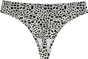 [FARZAH] Women Panties Female Underwear 3PCS/Set Sexy Thong Women's Panties Leopard Seamless Female Underwear Low-Waist Elasticity Sports G-String for Ladies Ice Silk Lingerie(Color 6 1pc,L)