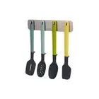 4pc Joseph & Joseph DoorStore Cooking Utensil Spatula/Spoon Set w/ Rack Holder