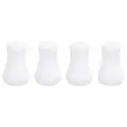 4Pcs Cord Knobs, 25.4mm Window Blind Tassels Plastic Pull Cord, White