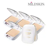 在飛比找ETMall東森購物網優惠-MILDSKIN 白金光感柔白兩用粉餅5入組(網)