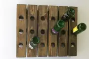 Wine Riddling Rack Wall Hanging Wine Rack Handmade