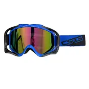 TDR Adult Goggles - Windproof, UV400 Protection, Adjustable Straps for Skiing, Snowboarding, Snowmobile, Motorsports, UV Snow Ski and Safety Glasses for Outdoor Sports, Unisex Fit (Blue)