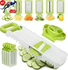6-in-1 Mandoline Slicer – Veg Cutter, Julienne, Grater, Chopper, Kitchen Tool