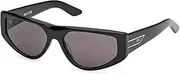 [GCDS] GD0055 Sunglasses 01A shiny black 56/16/140 Woman, 01a Shiny Black, 56/16/140