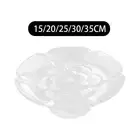 Clear Fruit Plate Multiuse Cupcake Display Stand for Table Centerpiece Home