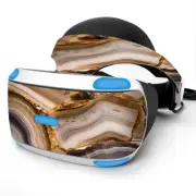 Skin Wrap for Sony Playstation PSVR Headset Rock Disection Geode Precious Stone