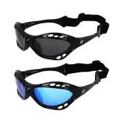 Birdz Eyewear Seahawk Polarized Sunglasses Jet Ski Goggles Sport Kite-Boardin...