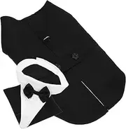 1 Set Dog Tuxedo Wedding Decorations for Ceremony Cat Tuxedo Pet Formal Dress Dog Suit Adjustable Dog Tux Bride Outfit Formal Dog Wedding Attire Formal Dress for Wedding Cotton