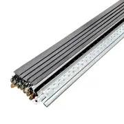 10pcs Black Cross Tee Section 1200mm Suspended Ceiling Grid System Component T24