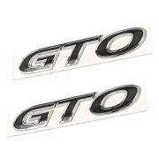 Badge HSV GT0 Grey with Chrome Rim for VY GTO Coup'e Coupe Side Badges 2 Pair
