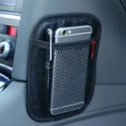Car Stick-up Mesh Net Storage Bag Phone Holder Pocket Organizer Accessories (for: Volvo)