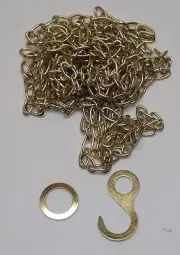 Cuckoo Clock Single Chain Fits Regula 34 NEW 48 Links With Ends 78" Length 8 Day
