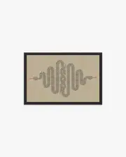 60' x 90' | Machine Washable Runner Rug | Kid & Pet Friendly | Indoor Rug | Jonathan Adler Venom Neutral Tufted Rug | Ruggable