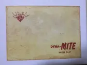 1960's NICHOLS Dyna-Mite Decal + Magnet #6
