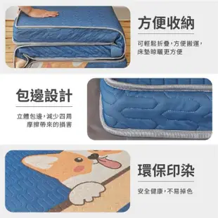【CGW】冰絲床墊升級乳膠表布床墊尺寸雙人折疊床墊(宿舍床墊 軟墊 涼墊 摺疊床墊)