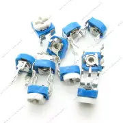 500 x Blue White 10K Ohm 103 Trimpot Trimmer Potentiometer Variable Resistor