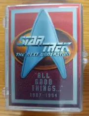 1994 Star Trek The Next Generation All Good Things 108 Cards Box Skybox complete