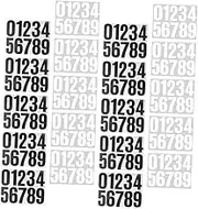 BUTIFULSIC 20 Sheets Self Adhesive Number Stickers Decals for Mailbox House Doors Easy Application Address Signs for Indoor Outdoor Use
