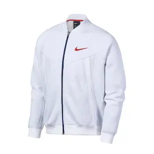 【NIKE 耐吉】AS M NSW JKT MEDIA ZERO 男裝 白色 運動 休閒 立領 長袖 外套 CW0301-100