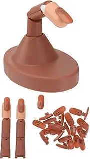 BELLIFFY Manicure Training Models Set of Fake Nail Tips Nail Art Finger Models Sturdy Base