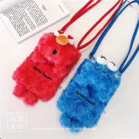 在飛比找蝦皮購物優惠-Elmo x Cookie Monster 側背小包