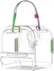 Fenteer Pet Carrier for Small Animals, Travel Case for Hamster and Ferret, Green