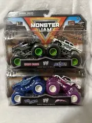 Monster Jam Truck Series25 Grave Digger/Global Avenger & Blue Thunder/fullcharge