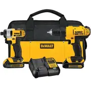 20-Volt Max Lithium-Ion Cordless Drill/Driver And Impact Combo Kit (2-Tool) With