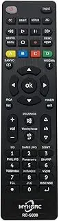 Universal Remote Control for All Samsung LG Sony Philips Sharp Panasonic Smart TV TCL HAIER Toshiba Hitachi TV Remote Universal with Netflix 3D APPS Buttons Universal TV Remote Control for All TVs