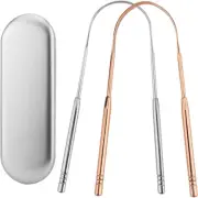 Geli 2 Pack Tongue Scraper for Adults and Child,Reduce Bad Breath, Tongue Scr...