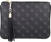 [B BRENTANO] Vegan Clutch Bag Pouch with Tassel Accent