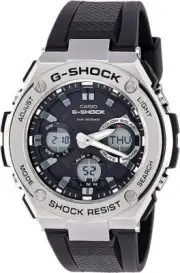 Casio Men's Watch G-Shock Analog-Digital Dial Dive Black Strap GSTS110-1A