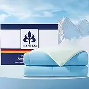 LIANLAM Cooling Comforter Queen Size,NASA-Grade Double-Sided Cool Tech,Q-Max>0.4, Cooling Blankets for Hot Sleepers,Silky Smooth & Lightweight Summer Comforter（Aqua Blue, 90"x90"