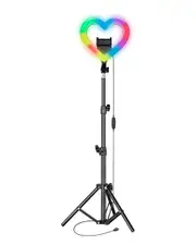 Supersonic Pro 1 Live Stream 10in Heart Ring Light