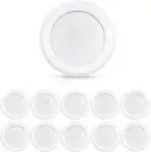 10 Pack 5000K Dimmable Led Disc Lights Thin Flush Mount Ceiling Fixture