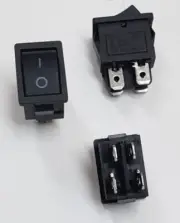 DPST Rocker switch On/Off Panel mount , projects DIY Fits some FENDER Amps