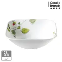 在飛比找momo購物網優惠-【CORELLE 康寧餐具】方形23oz小碗-綠野微風(23