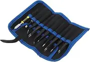 LALAFINA 10pcs Set Mobile Phone Repair Tool Hand Tools for Electrical Work Jewelry Tweezers Precision Tweezers Kit Stainless Steel Black