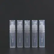 5Pcs 2ml Mini Spray Bottle, Empty Plastic Spray Bottle Fine Mist Refillable Perfume Bottle Travel Sample Containers Refillable Containers