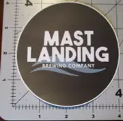 MAST LANDING BREWING maine gunners daughter crc STICKER decal craft beer brewery