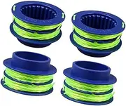 HUVNEXA 4-Pack Spooled Trimmer Line, for Kobalt KLS 124-03 Weed Eaters String, for Kobalt 24-Volt max String Trimmer Model KST 1124B-03, KST 2024A-03, Part No.1504979 and 1137837 Lawn Mower Spool