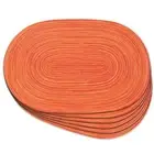 Oval Braided Placemats 12x18 Inch Round Table Mats Set of 6 for Dining Tables...