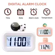 2024 Cute Cartoon Shape Digital Clock Small Desktop Clock with Temperature Date