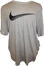 Nike Men's Big & Tall Swoosh Logo Graphic Tee XL-Tall Gray