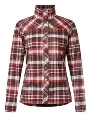 Kerrits Triple Chill Sun Shirt - Sangria Plaid