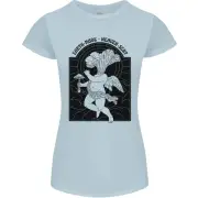 Mushrooms Earth Made Heaven Sent Fungi Womens Petite Cut T-Shirt
